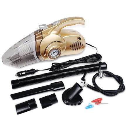 Gonfleur et Aspirateur de Voiture Multi-Usage 4-en-1 !